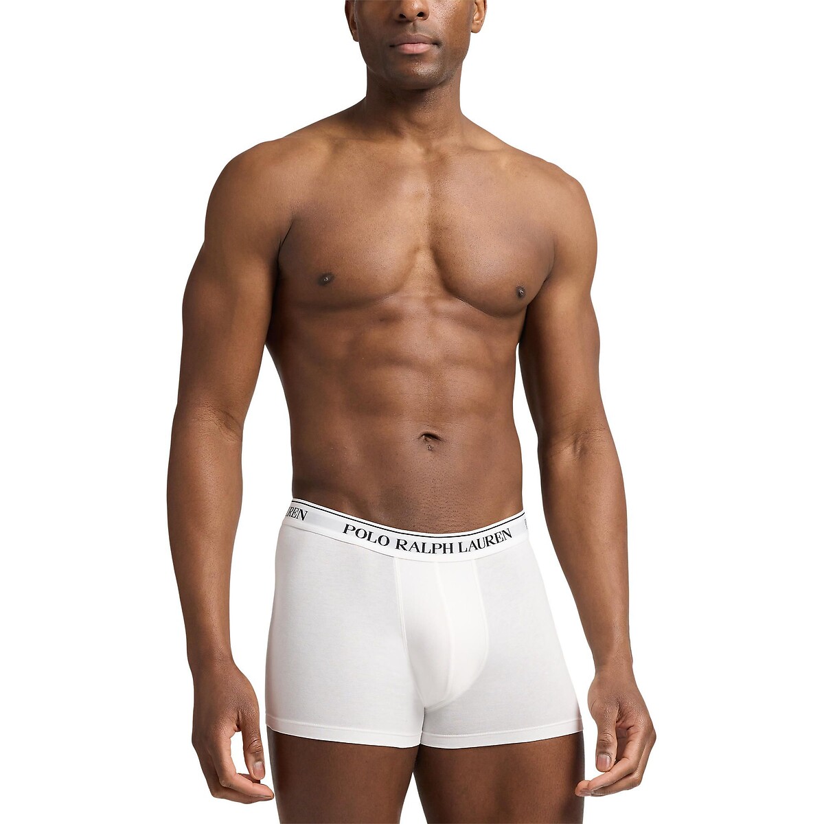Confezione da 3 boxer classici in cotone elasticizzato fantasia nero + grigio + bianco, POLO RALPH LAUREN