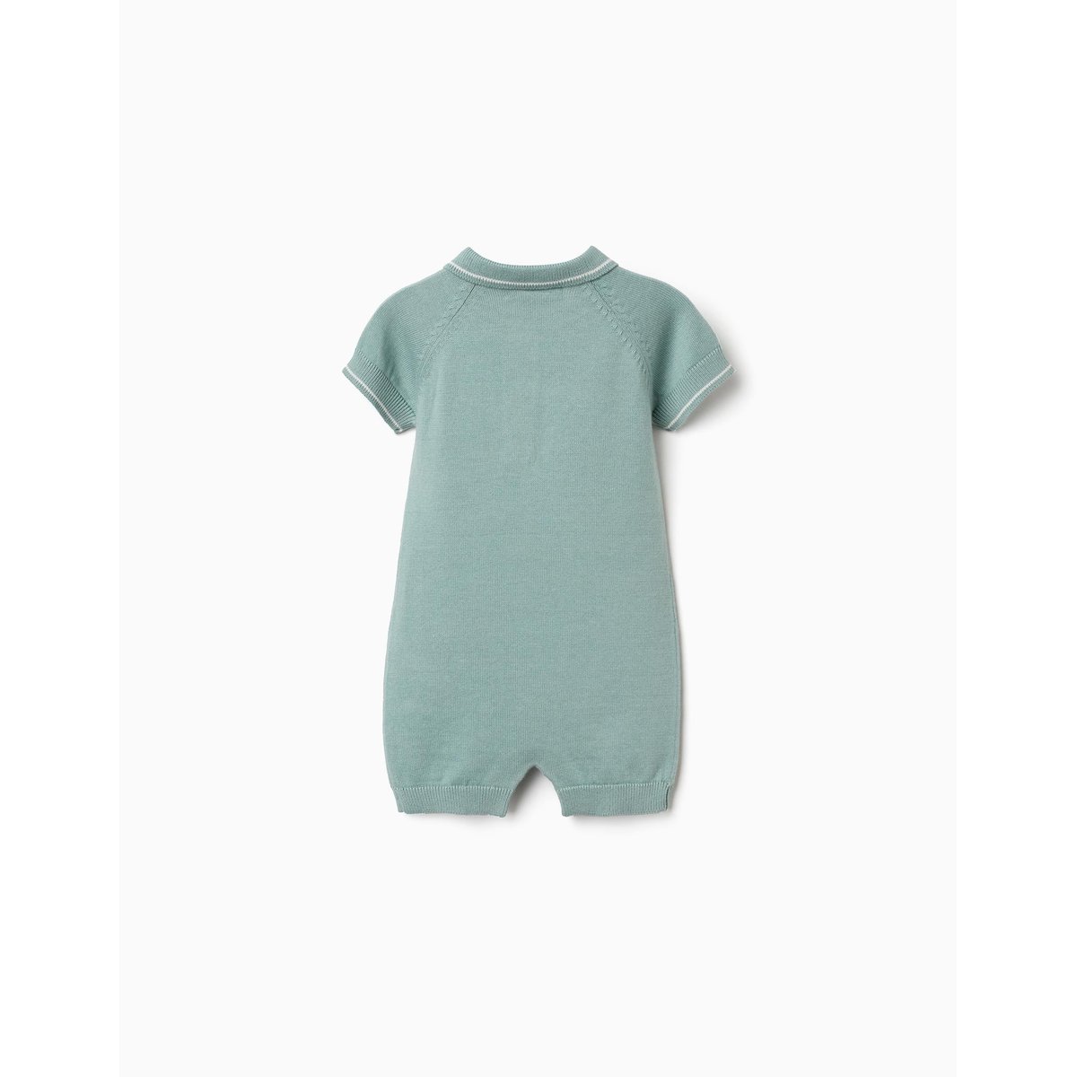Combishort en maille à rayures vert clair, ZIPPY