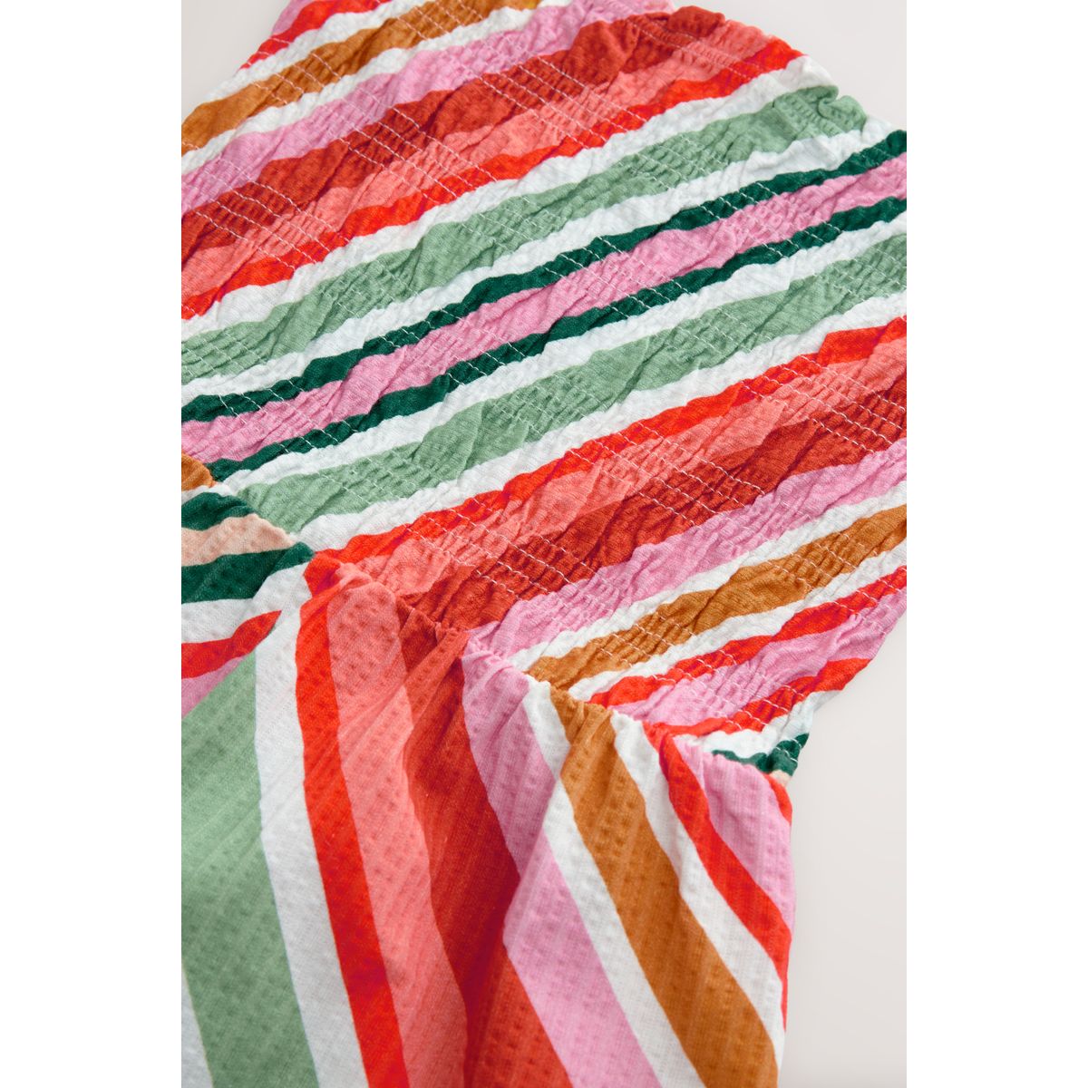 Combinaison bandeau froncée rose/orange, NEXT