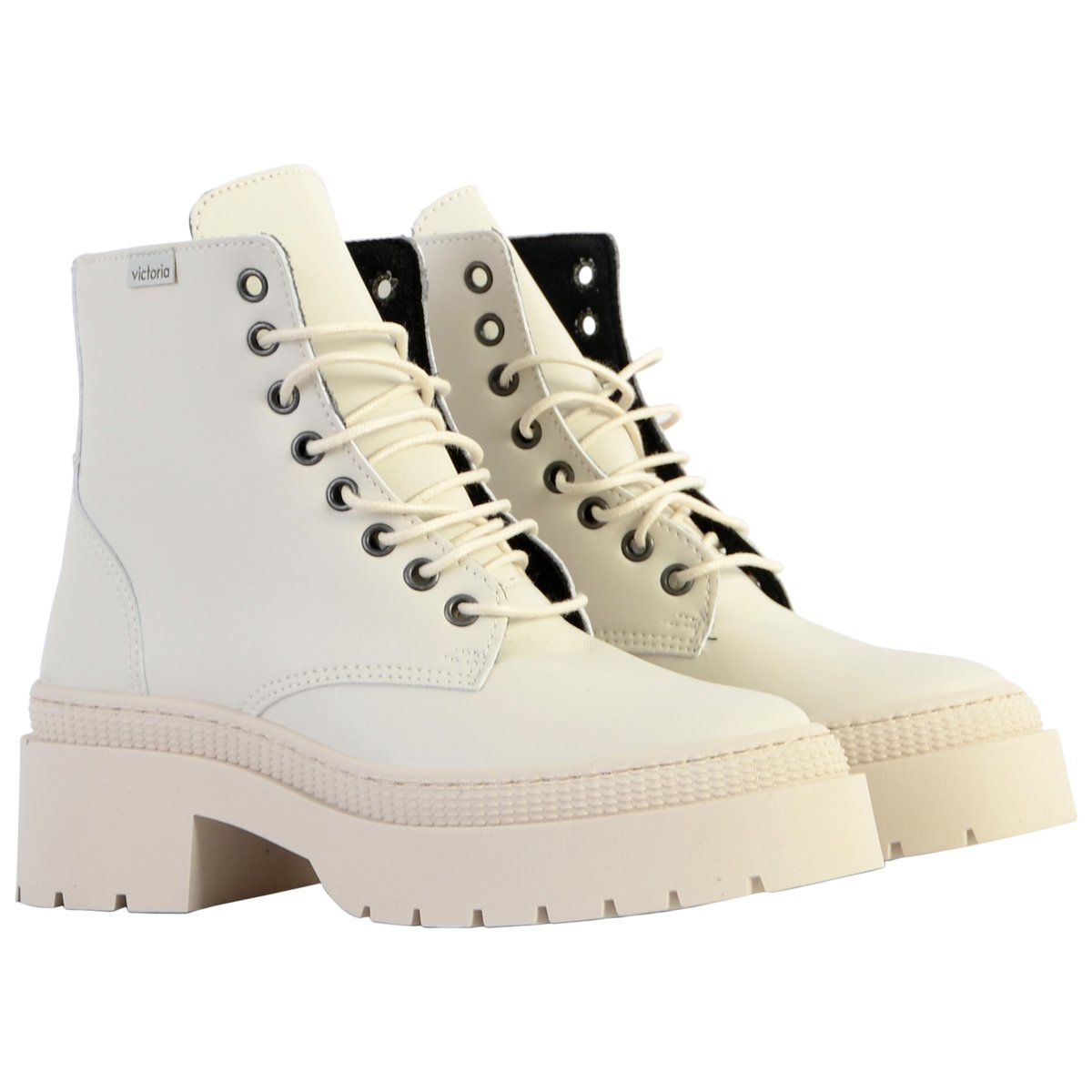 Bottine Montante beige hielo, VICTORIA