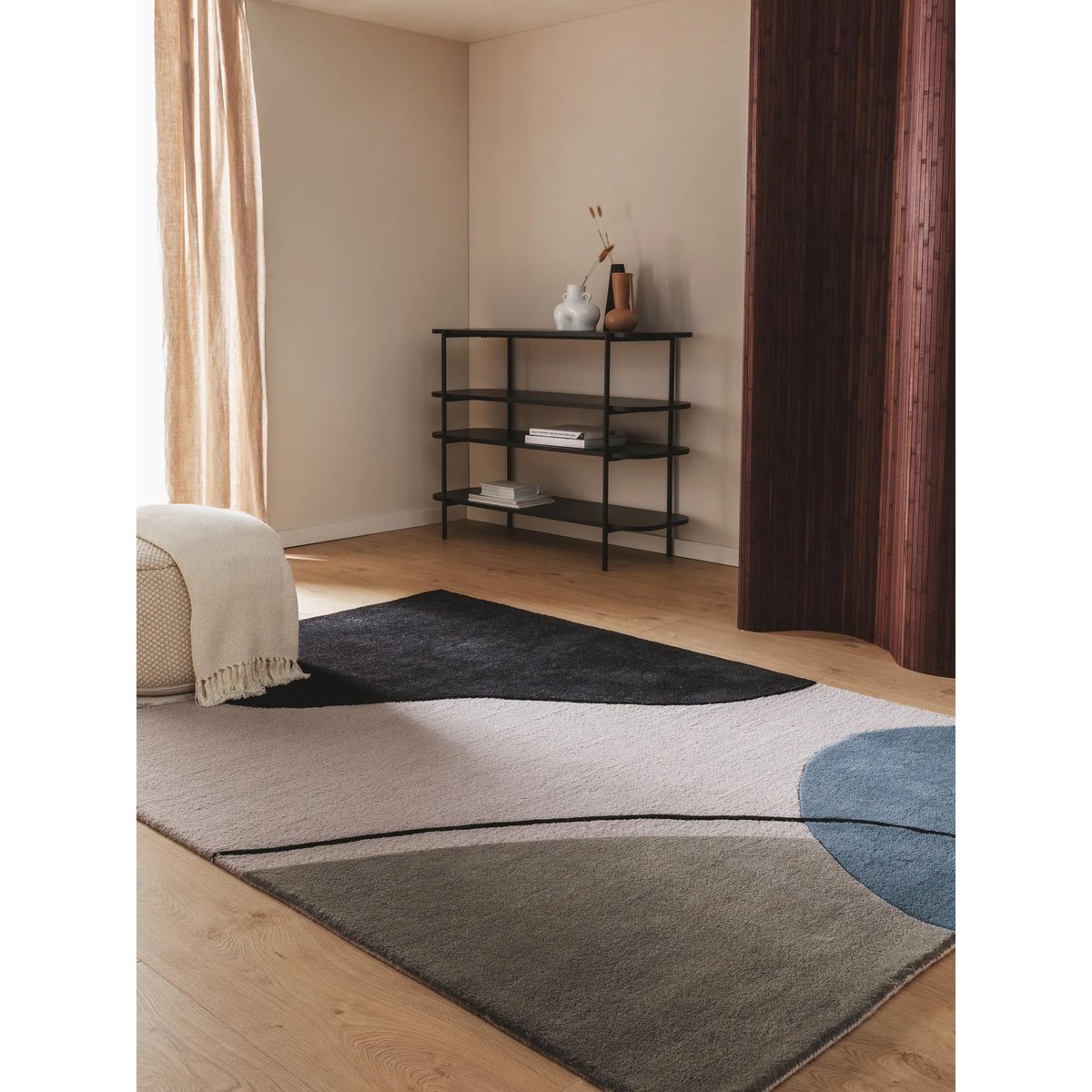 Tapis de laine tufté main KYOTO multicouleur, BENUTA