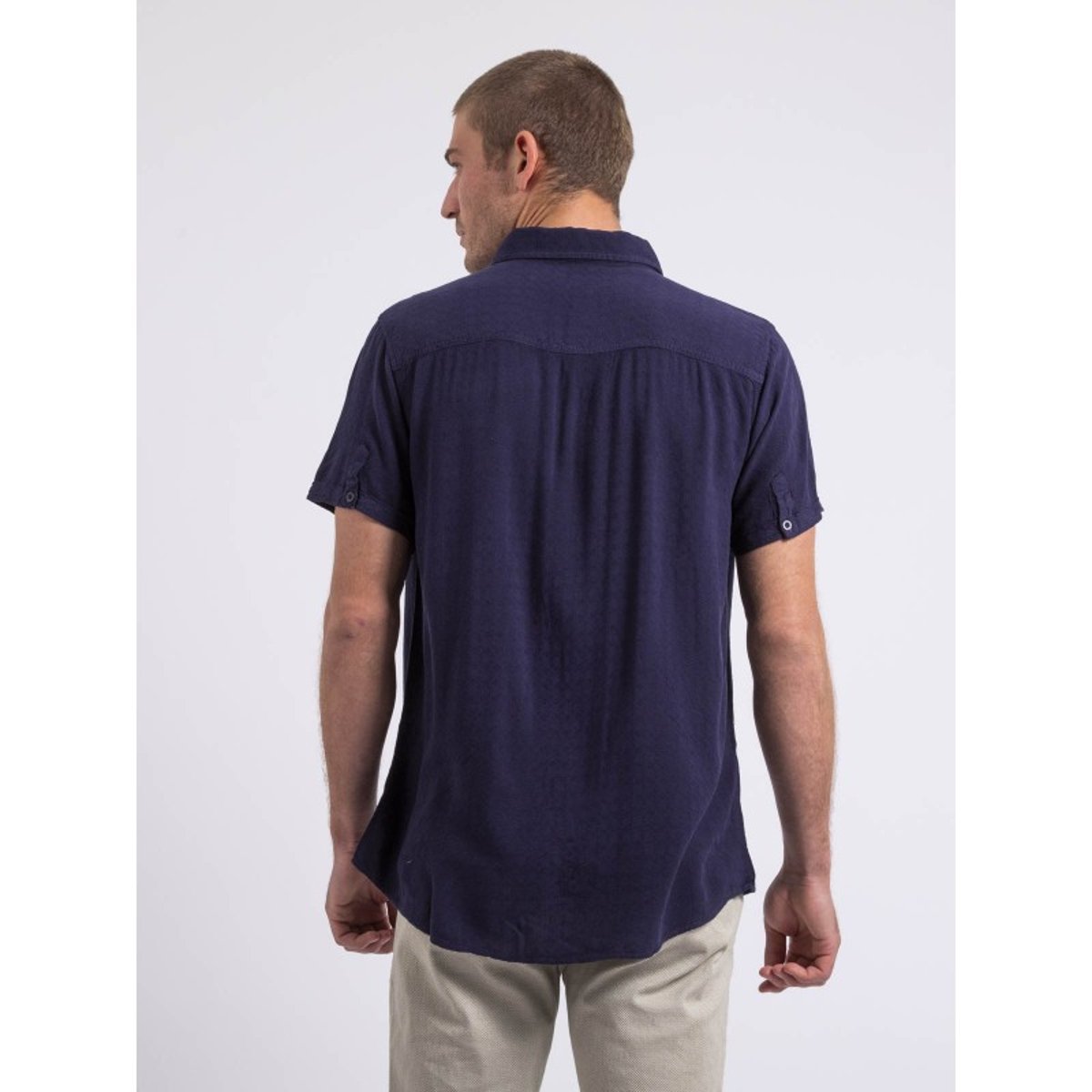 Chemise Manches Courtes Dolimix bleu marine, RITCHIE