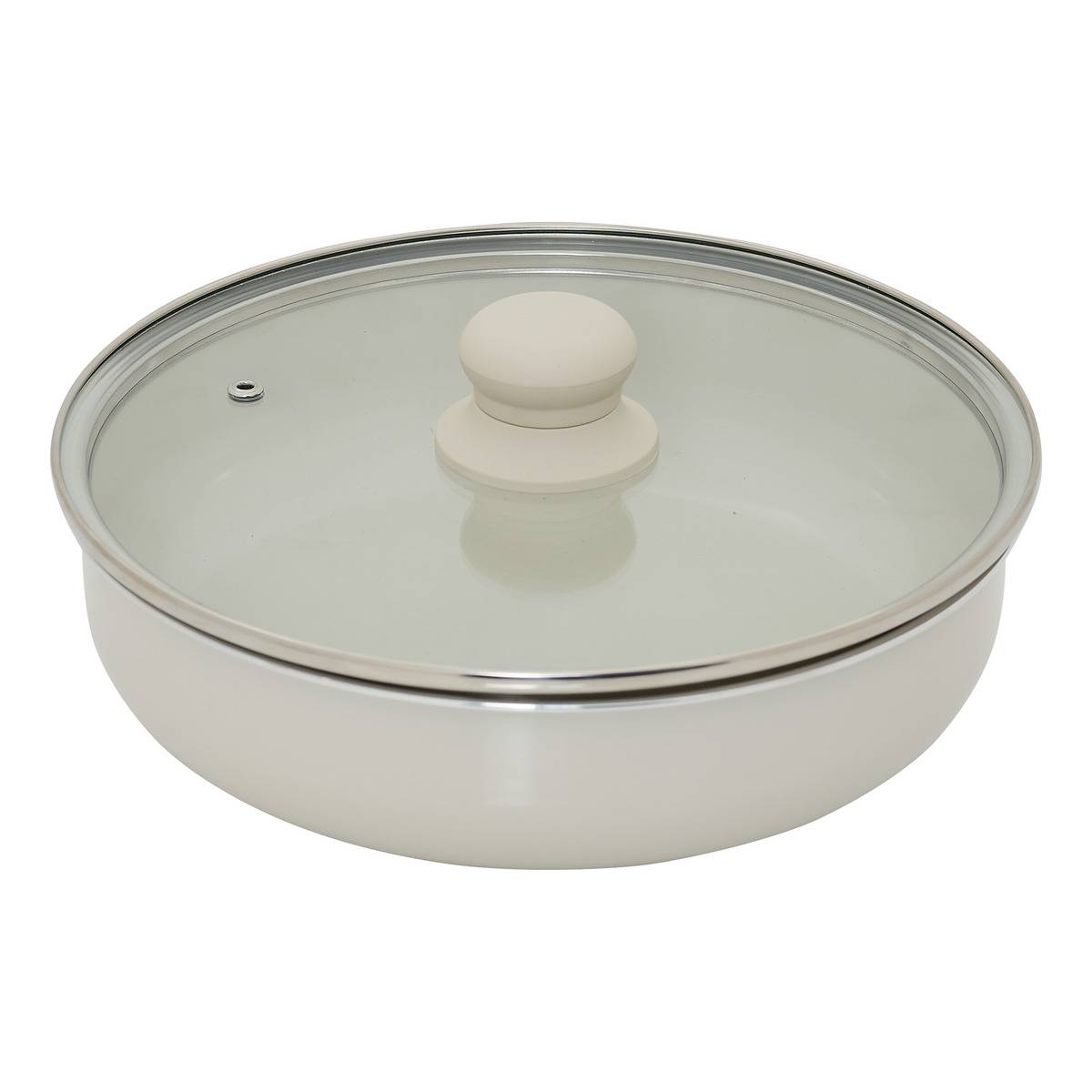 Batterie de cuisine 12 pièces ESSENTIELS beige, 5FIVE SIMPLY SMART
