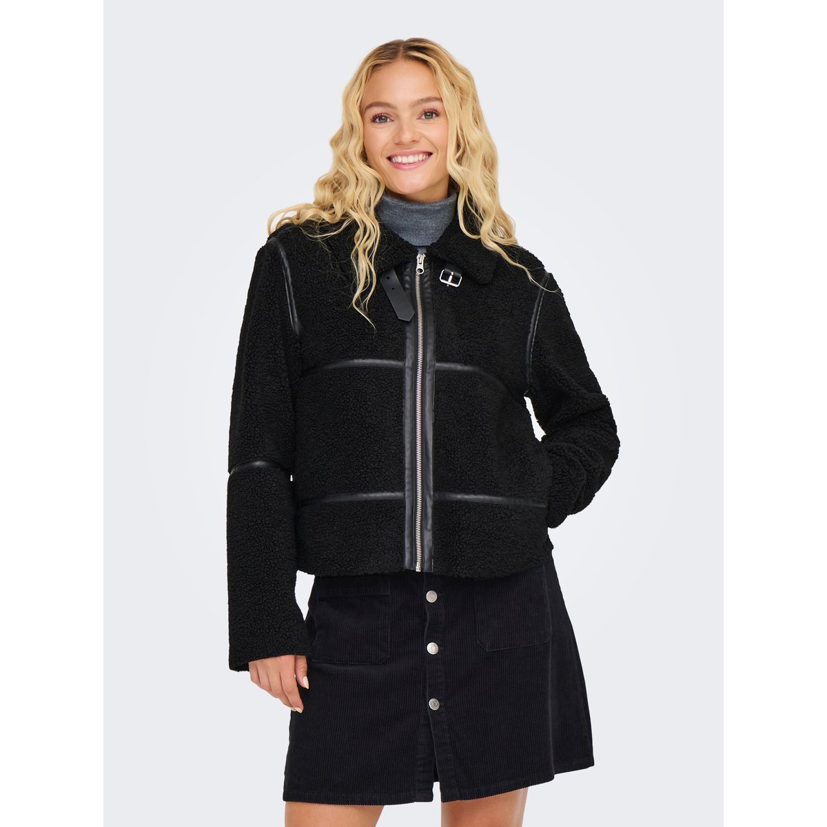 Manteau En Peluche black, JDY