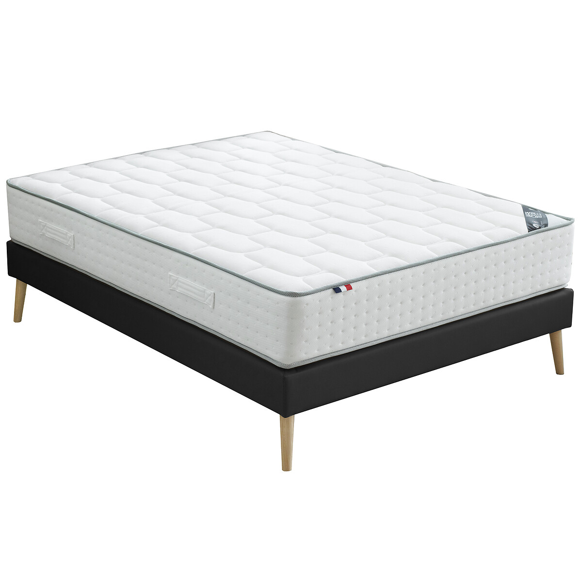 Premium matras, 828 veren, 7 zones, stevig, zacht ligcomfort, brandvertragend wit, LA REDOUTE INTERIEURS