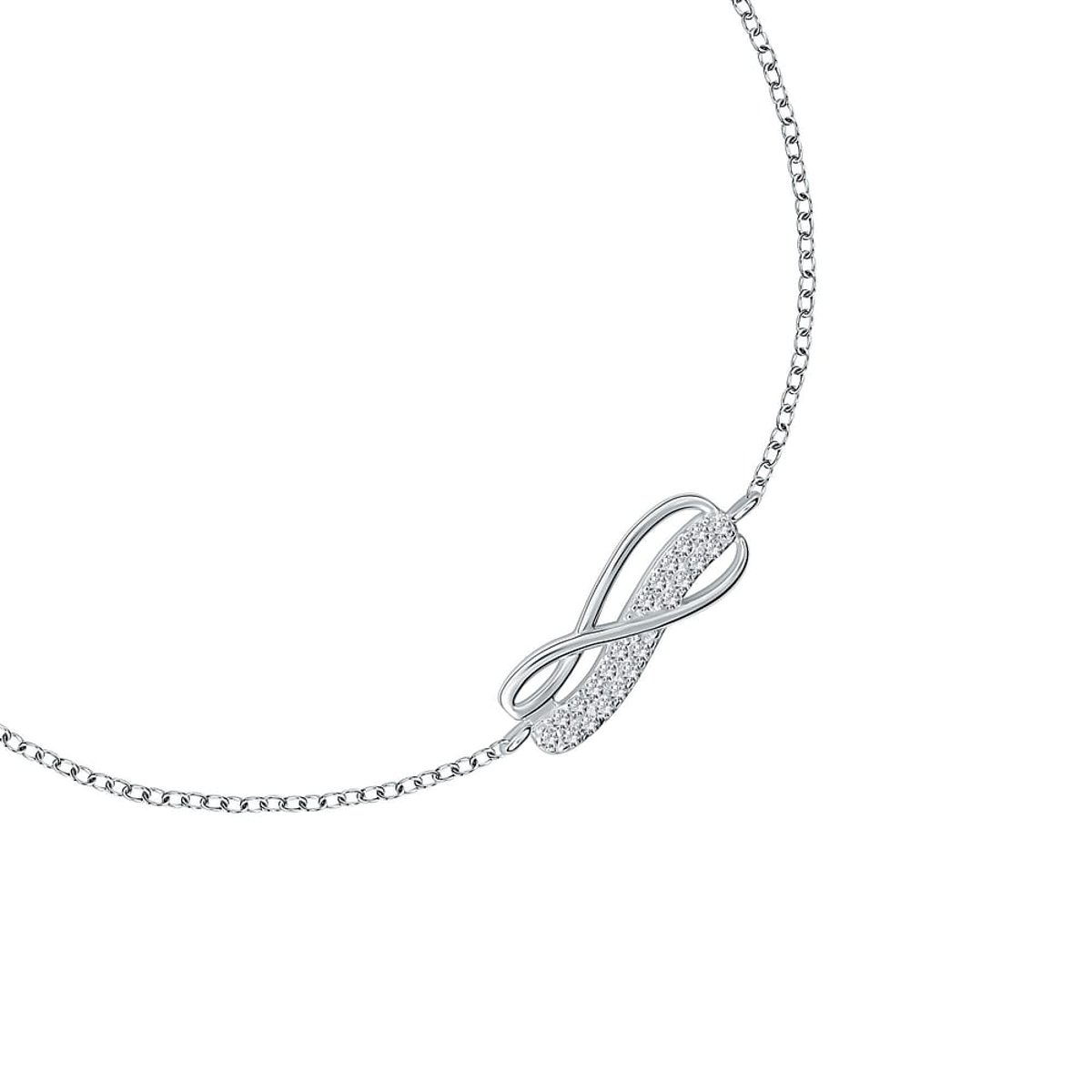 Bracelets en Argent/oxyde de zirconium De Zirconium et Oxyde de zirconium argent, CLEOR