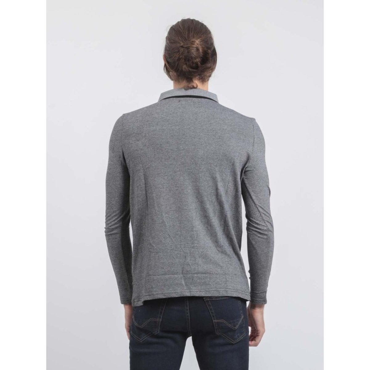 Polo Manches Longues Piwanga noir, RITCHIE