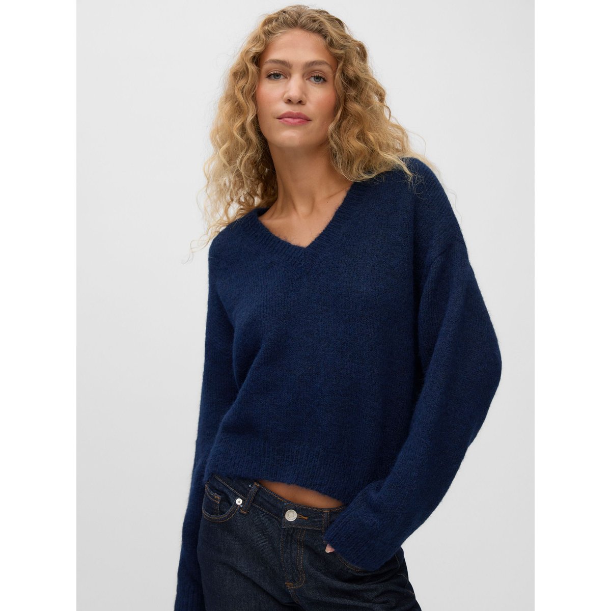 Pull En Maille navy blazer 1, VERO MODA