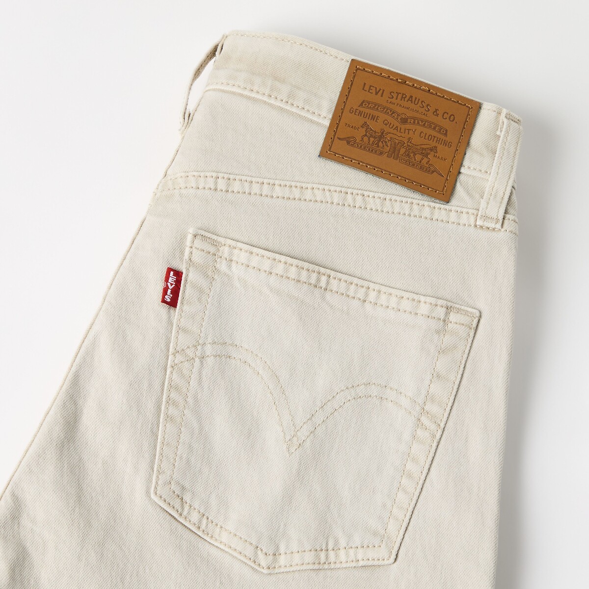 Pantalon Ribcage slim ecru, LEVI'S