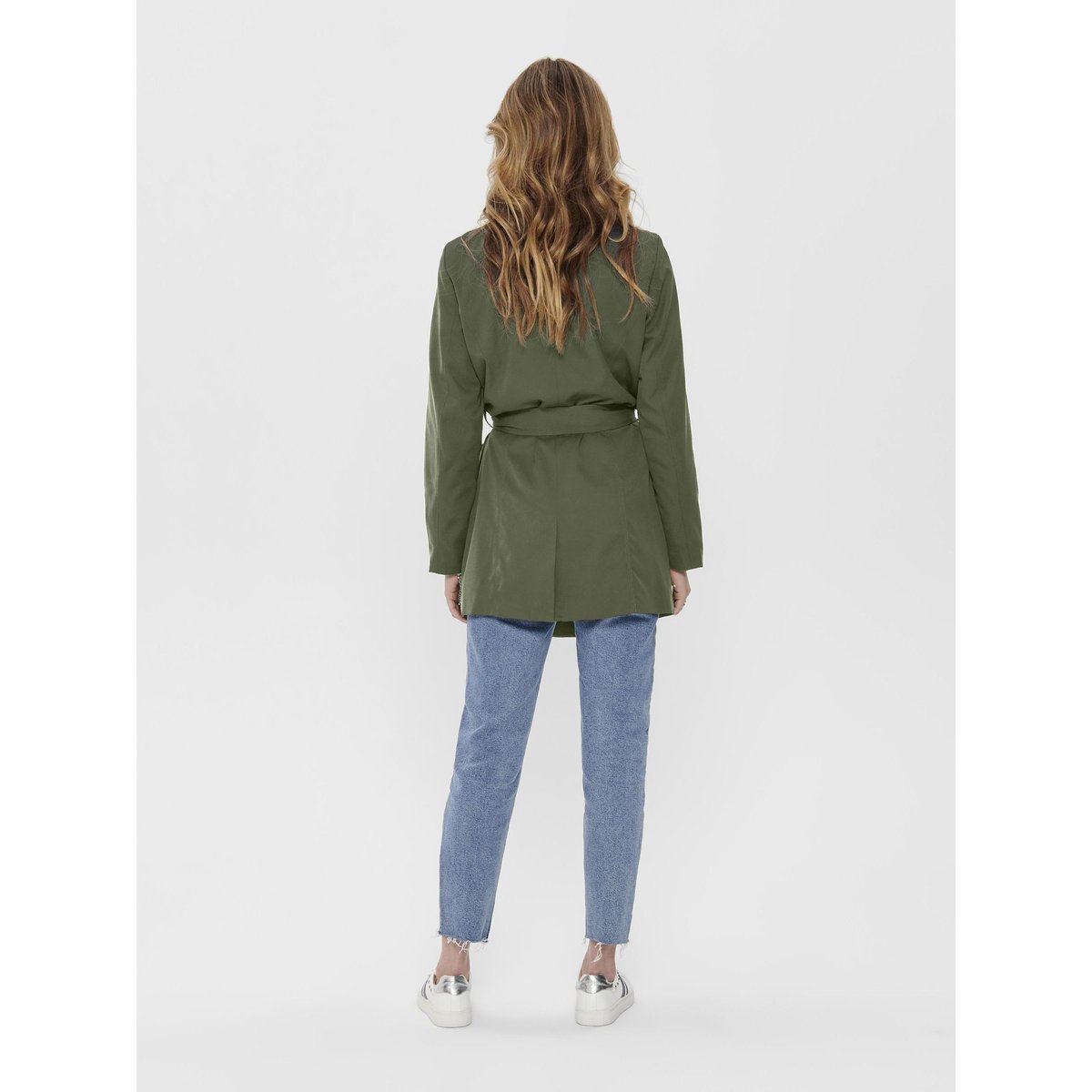 Trench mi-long ceinturé grape leaf 1, ONLY
