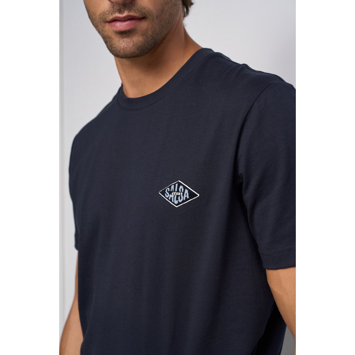 T-SHIRT AVEC LOGO beige, SALSA JEANS