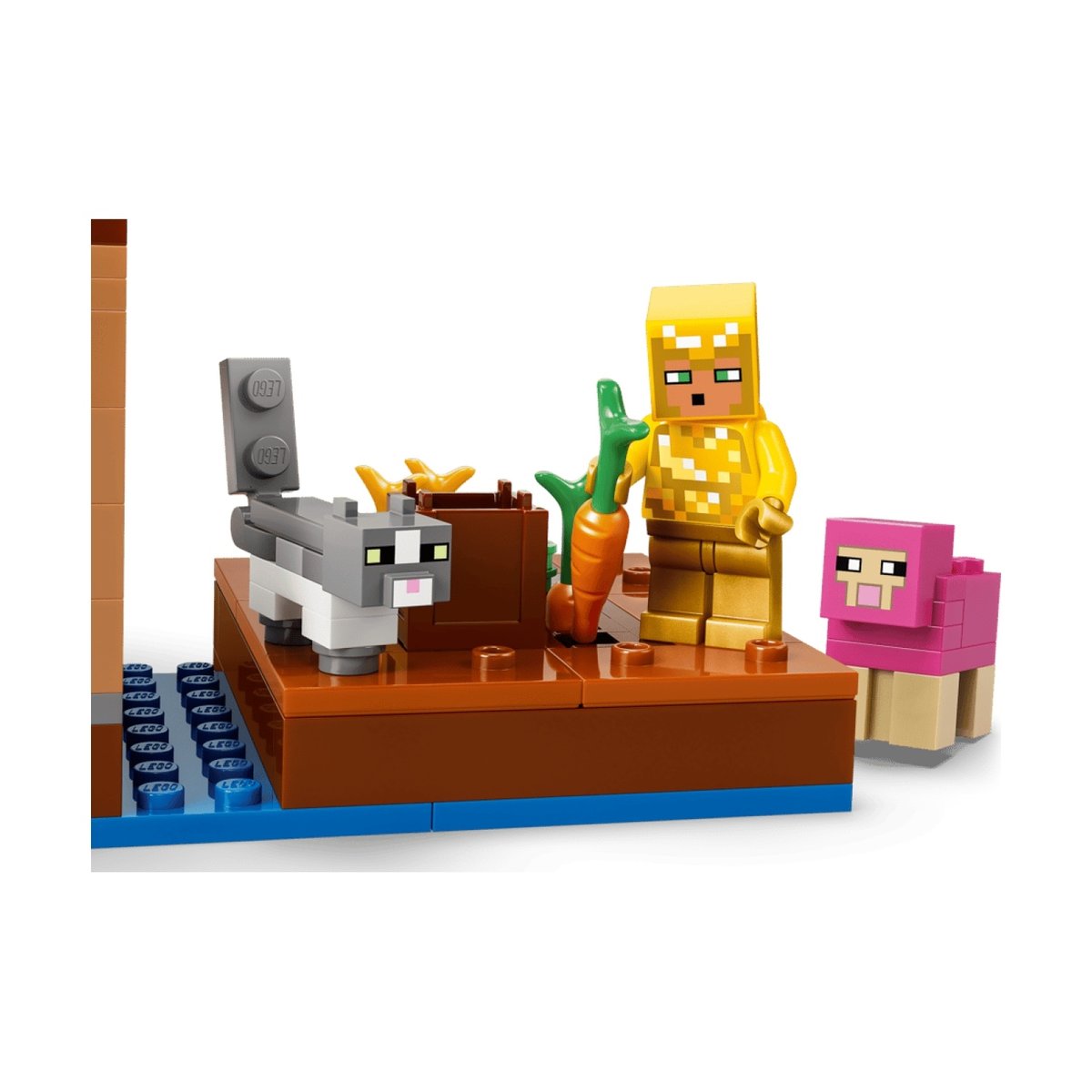 Minecraft L'Évocateur à l'attaque du village multicolore, LEGO
