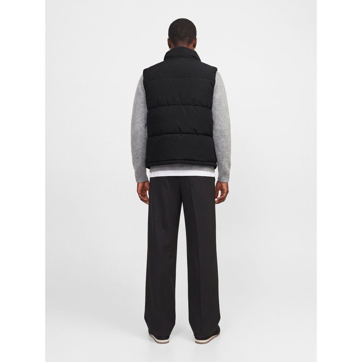 Gilet black 1, JACK & JONES