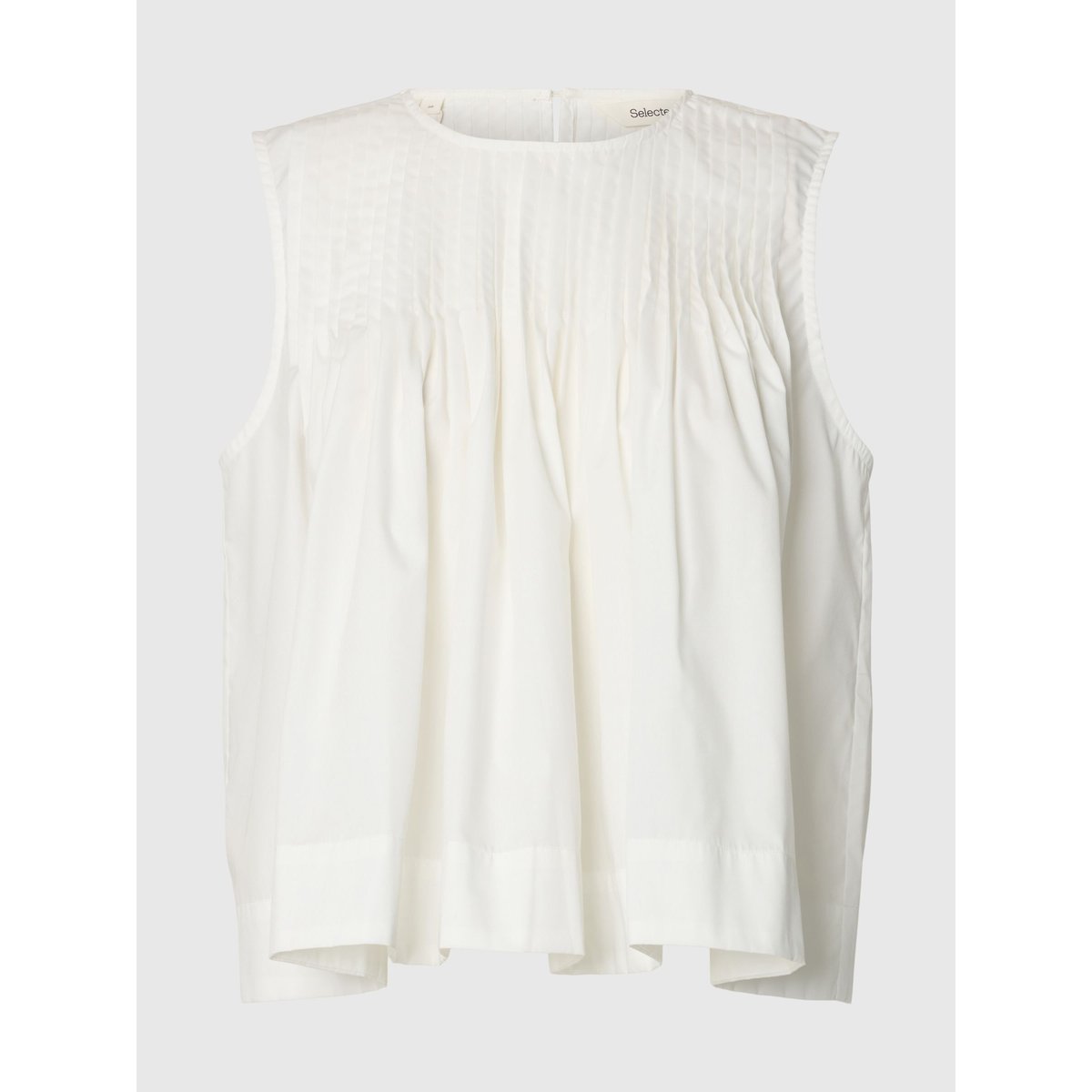 Top Sans Manches snow white, SELECTED