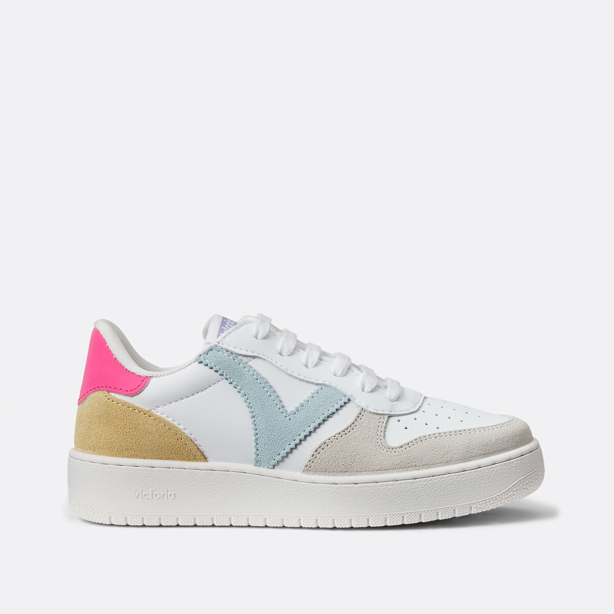 Sneakers Madrid bianco/fucsia, VICTORIA