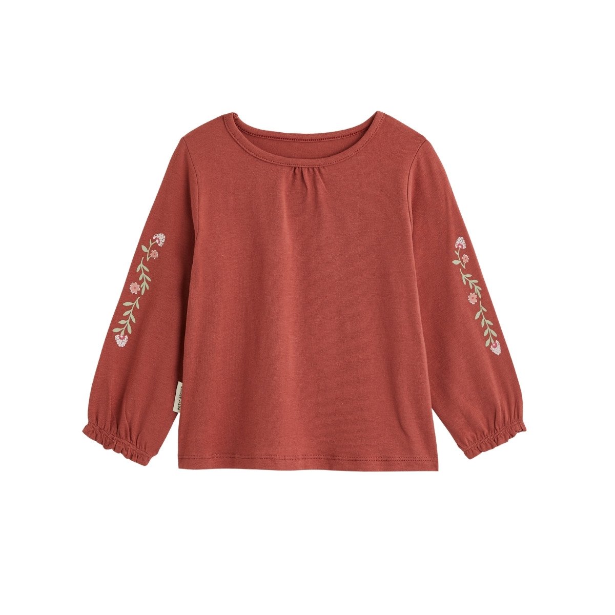 Lot de 2 t-shirts enfant manches longues Harmony rose, PETIT BEGUIN