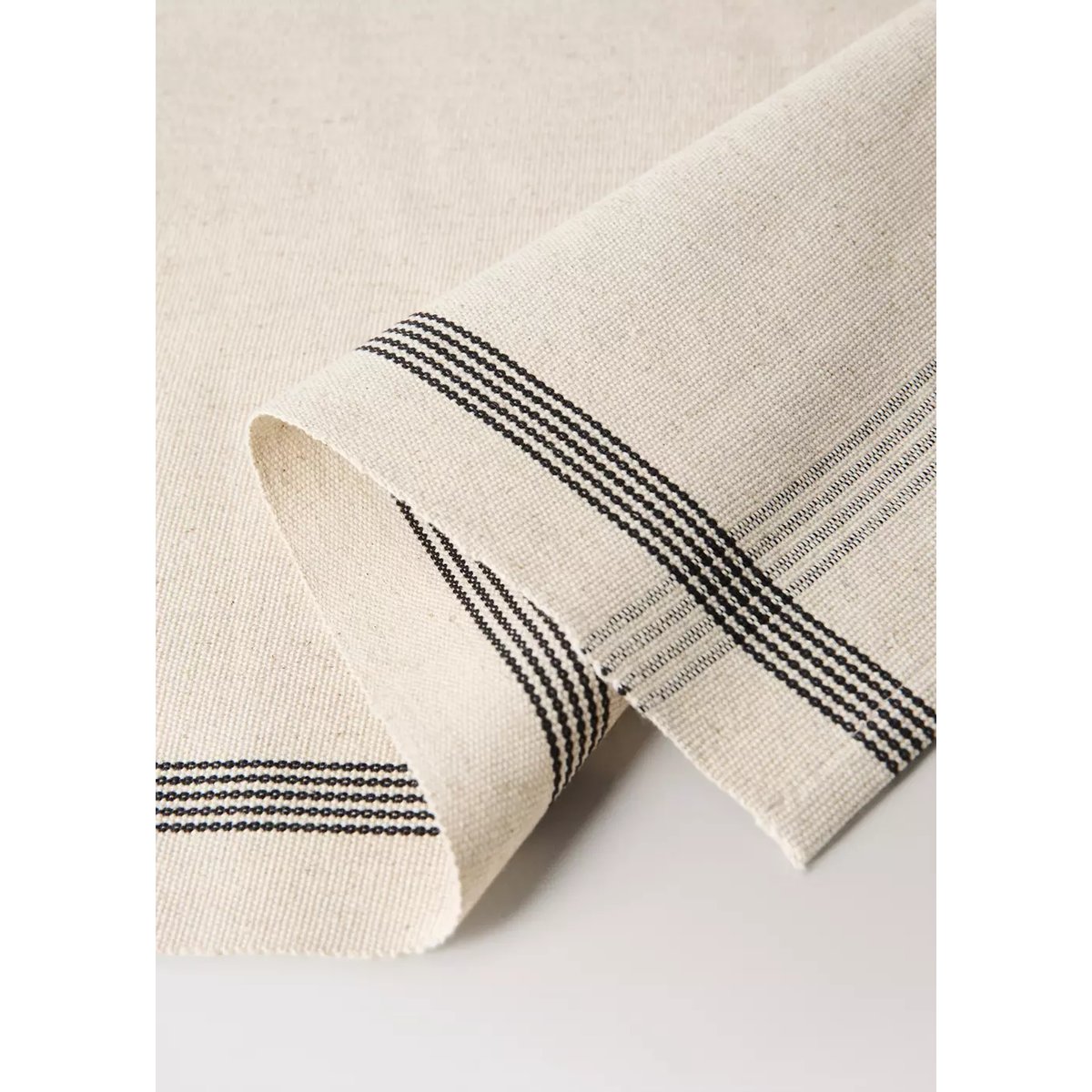 Set de table en coton à rayures écru, MANGO HOME