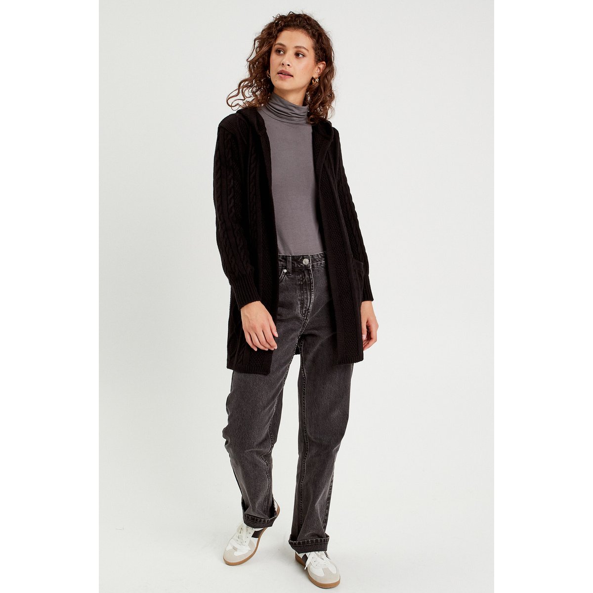 Gilet manches longues noir, CACHE CACHE