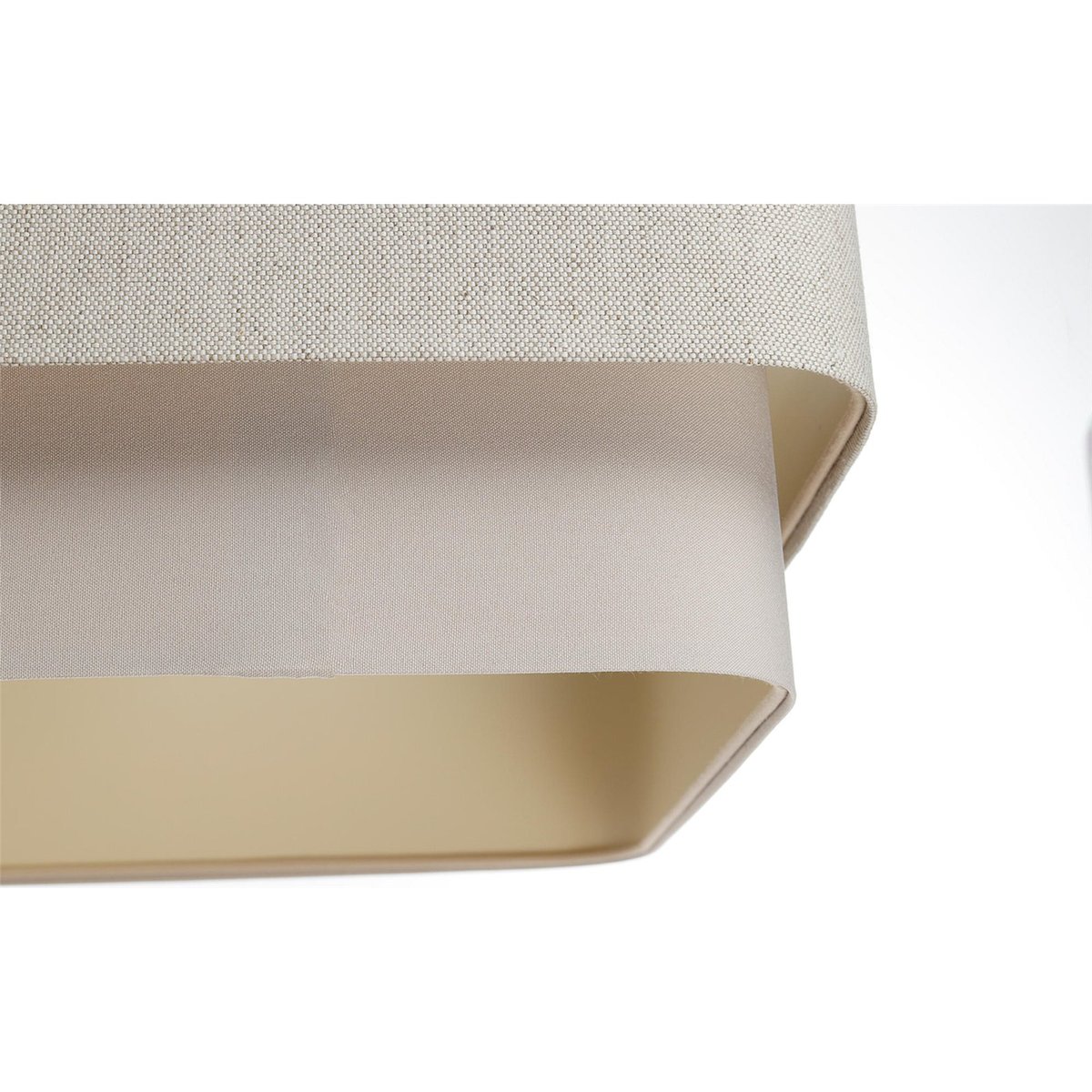 Suspension en lin, KWADRO DUO beige doux et naturel, BPS KONCEPT