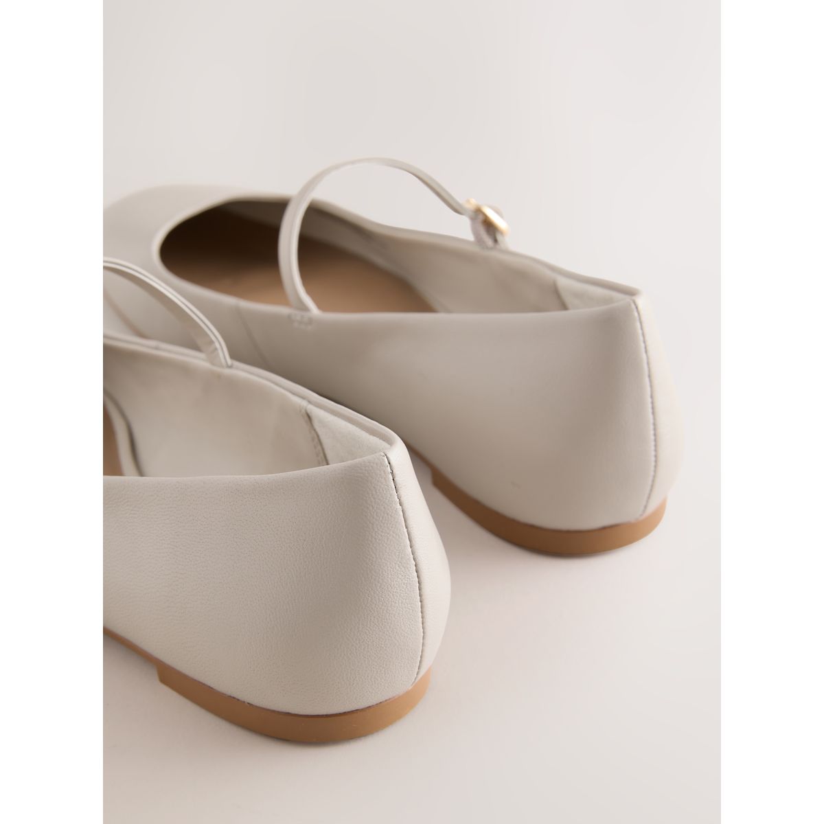 Babies à bout carré en cuir forever comfort® os, NEXT