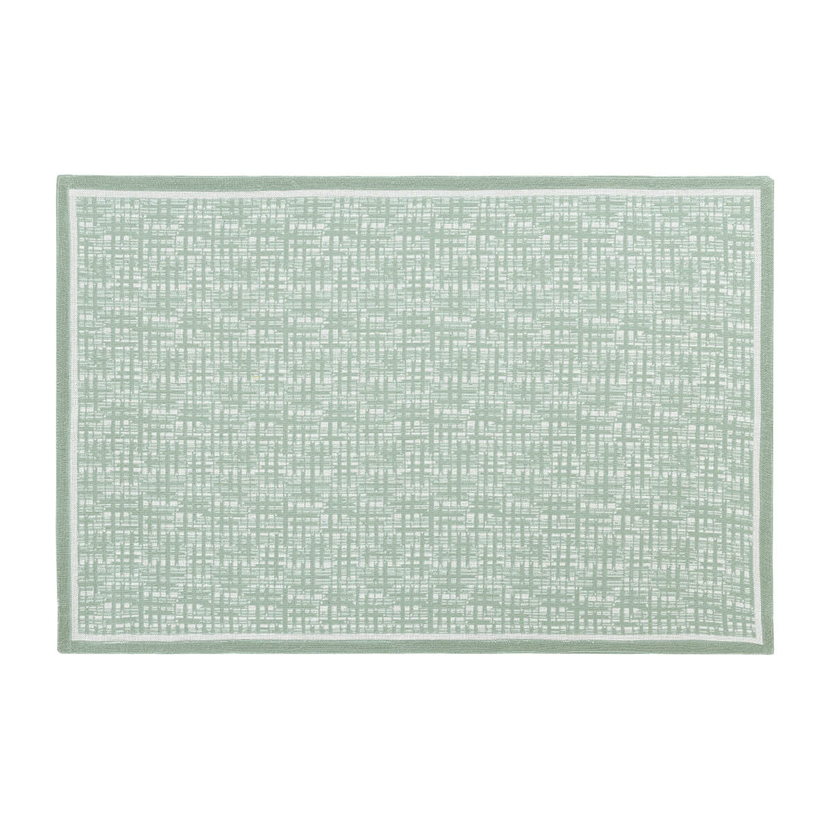 Set de table en Coton, WAGARA céladon, LE JACQUARD FRANCAIS