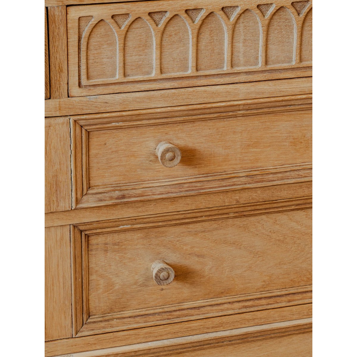 Secrétaire en bois Honoré N°192 - Bon état bois clair, DEBONGOUT