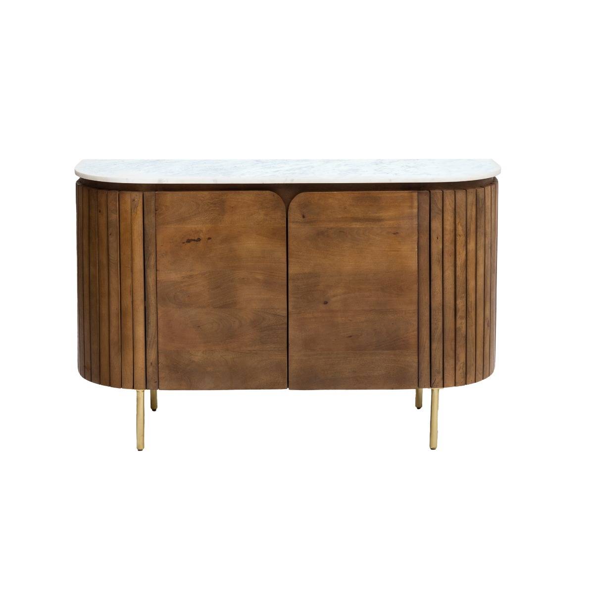 Buffet en bois de manguier SIENNE bois foncé, MADE IN MEUBLES 