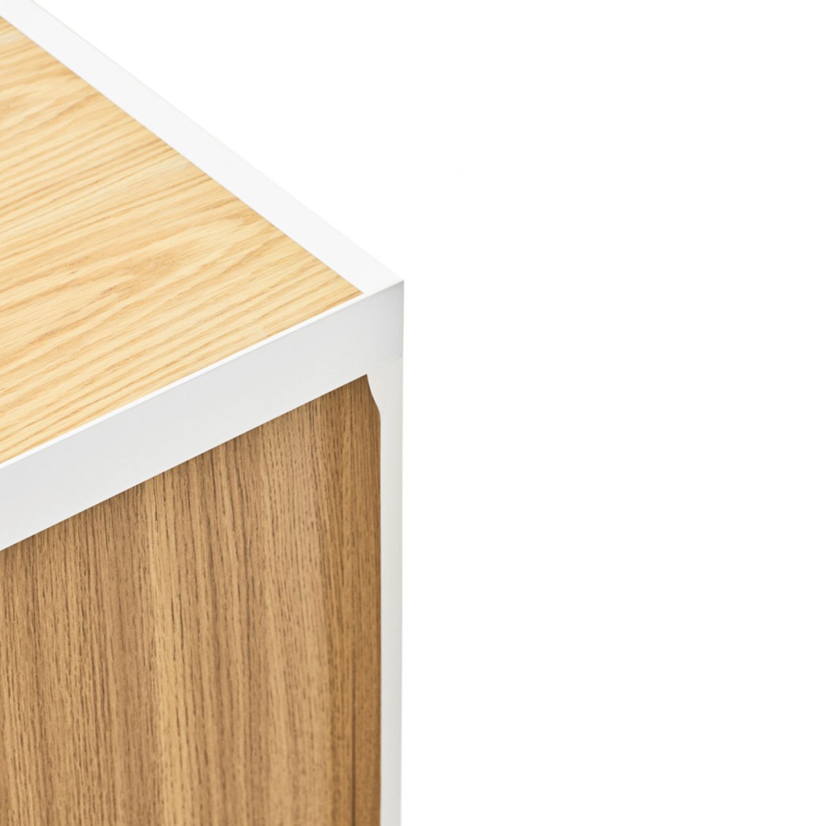 Buffet en bois 3 portes 3 tiroirs L110cm- ARISTA blanc, TEULAT