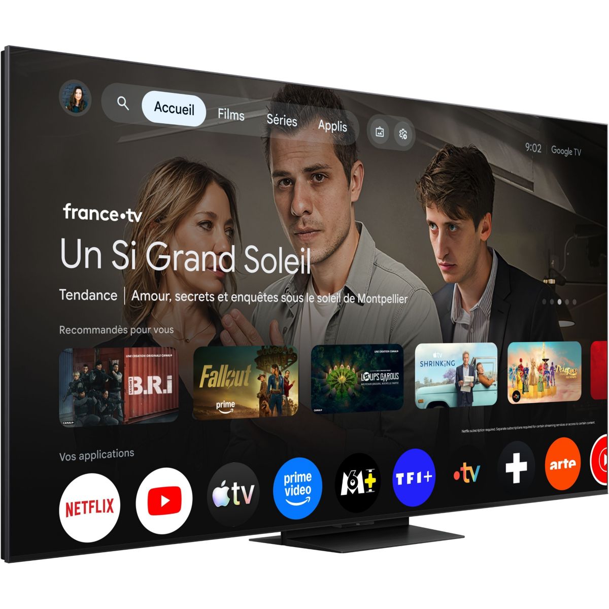 TV Mini LED 85A400U (2026) 85" (216 cm) couleur unique, TCL