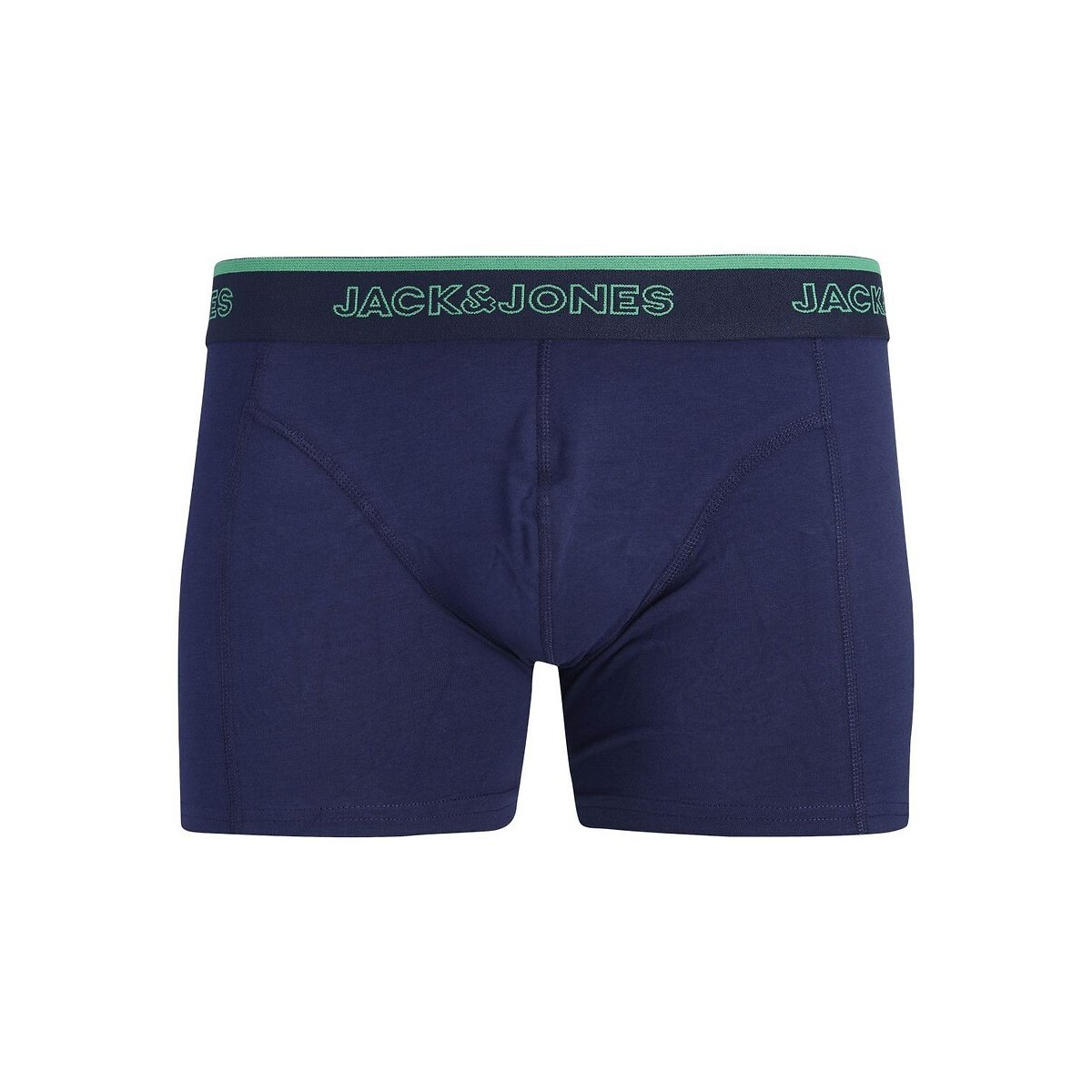Lot de 3 boxers, 2 unis 1 imprimé floral bleu + bleu + multicolore, JACK & JONES
