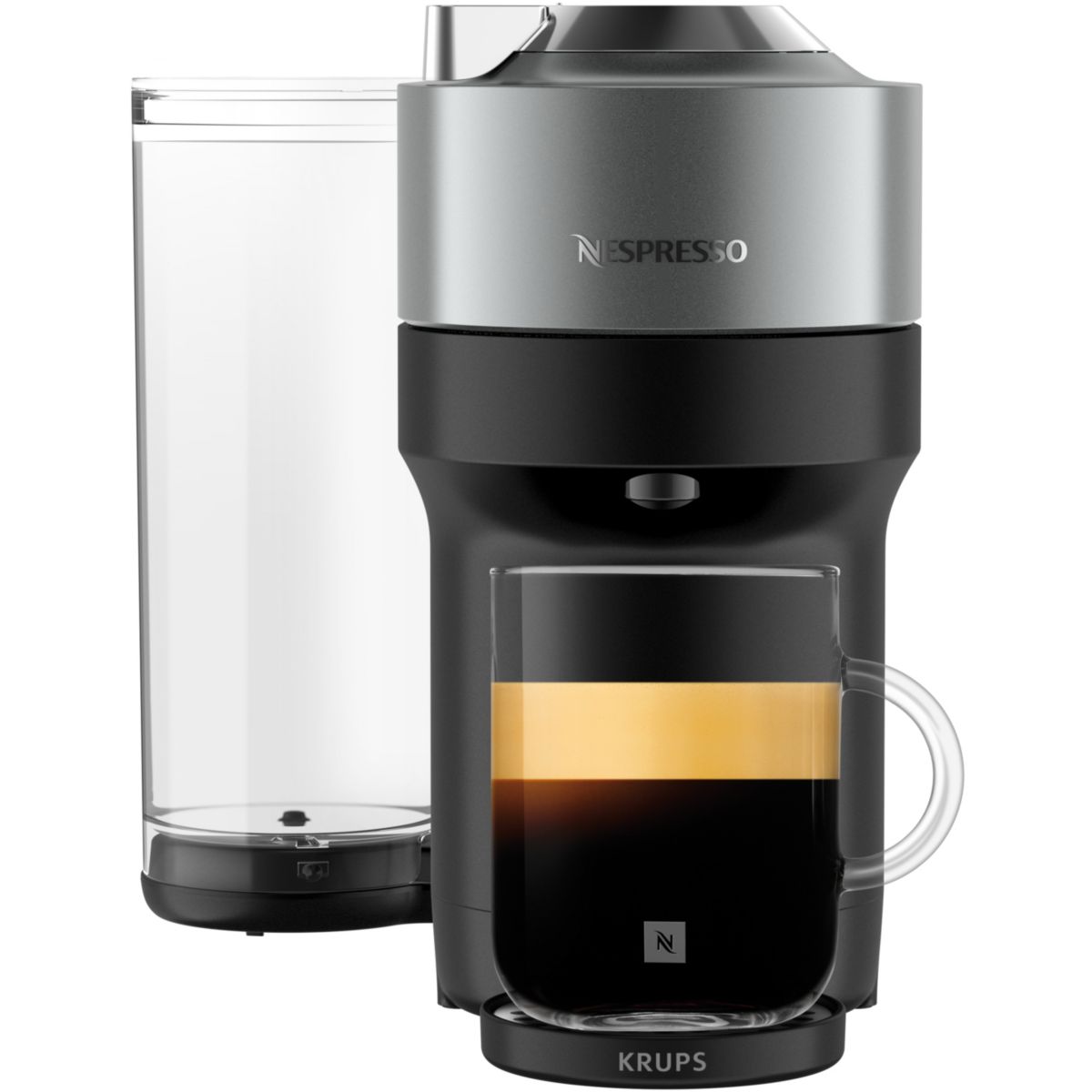 Nespresso Vertuo pop+ YY5359FD argent couleur unique, KRUPS