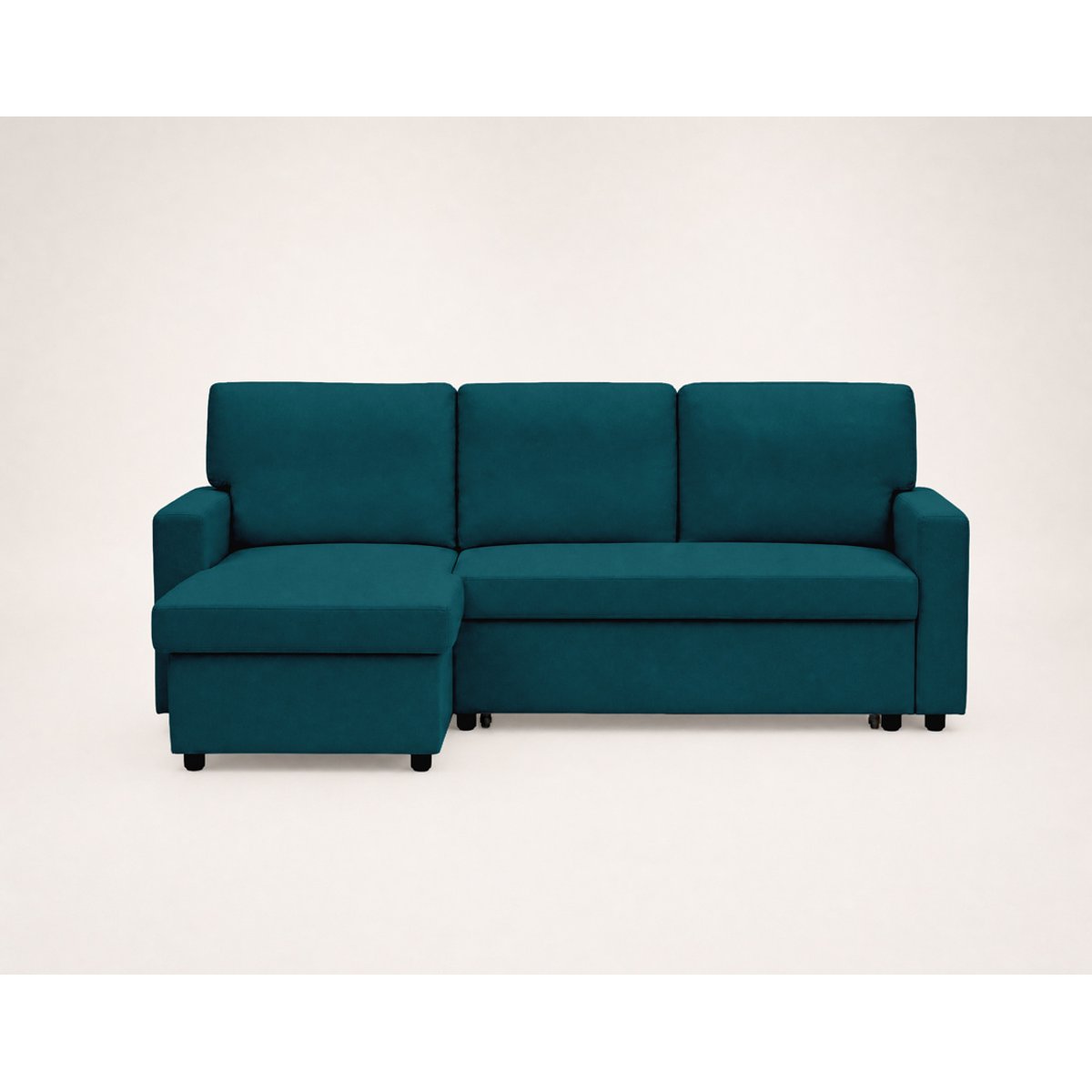 Canapé d’angle réversible convertible 4pl, MEIYA bleu, BEST MOBILIER