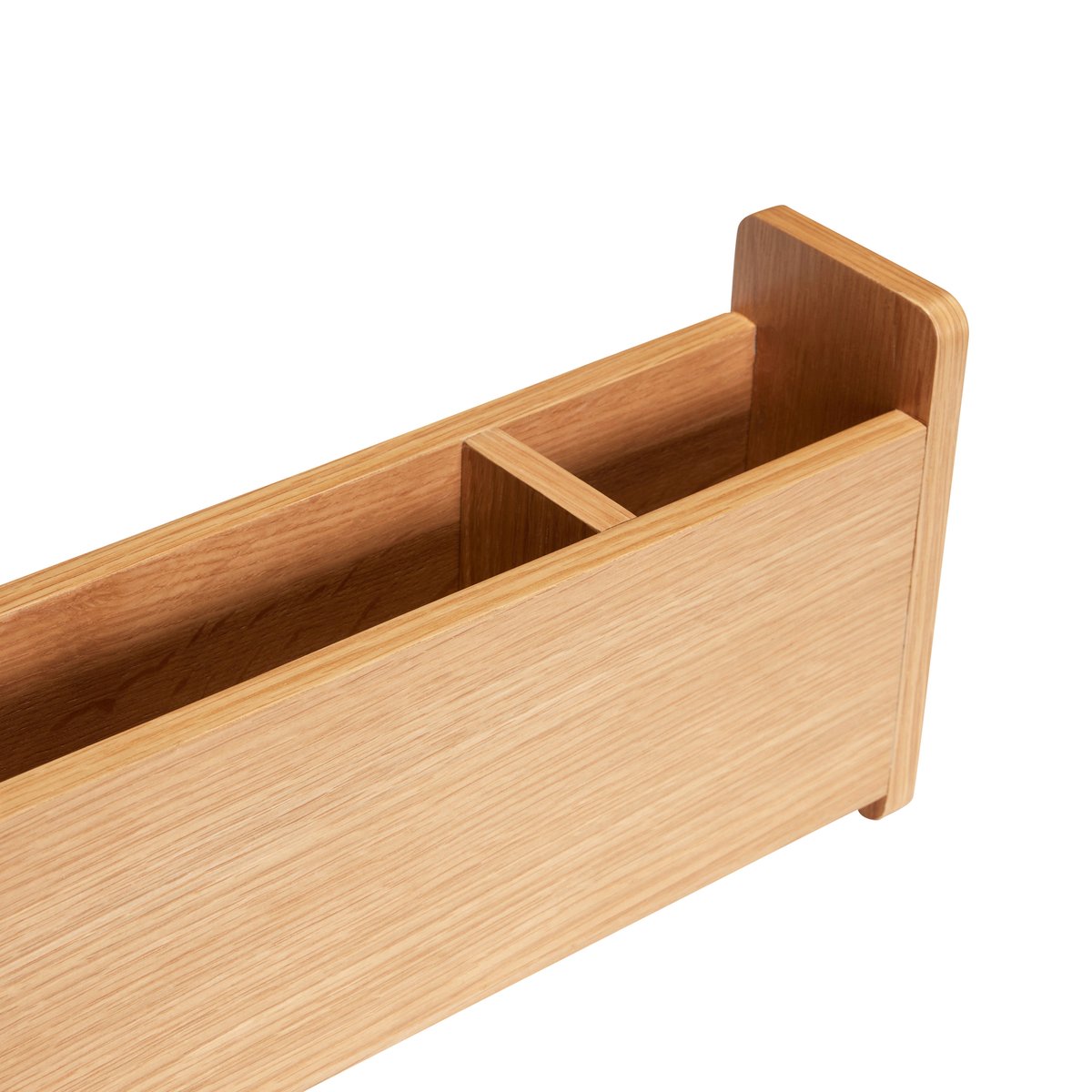 Organiseur en placage de chêne ATHAND naturel, HUBSCH