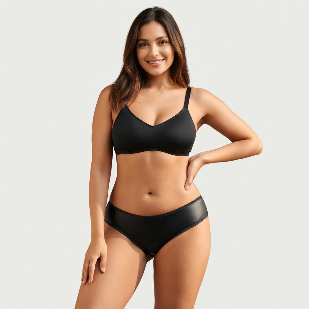 Culotte ouverte en simili cuir noir OhYeah noir, OHYEAH