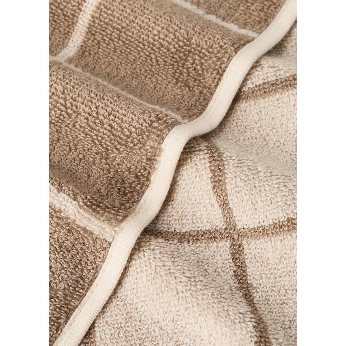 Grand drap de bain 100 % coton bouclette marron, MANGO HOME