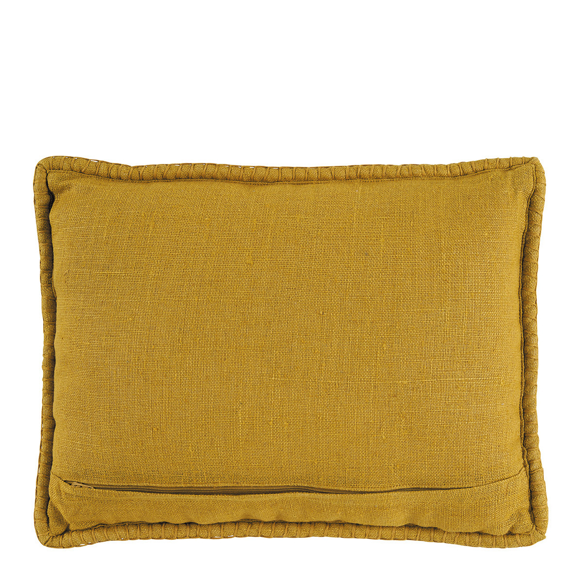Coussin en lin safran, BLANC D’IVOIRE