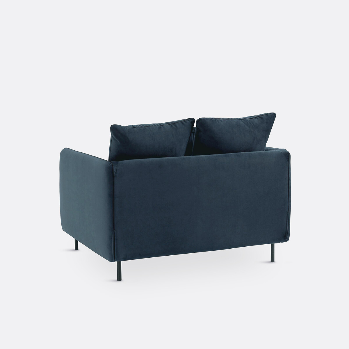 Fauteuil XL velours, Ivete bleu, LA REDOUTE INTERIEURS