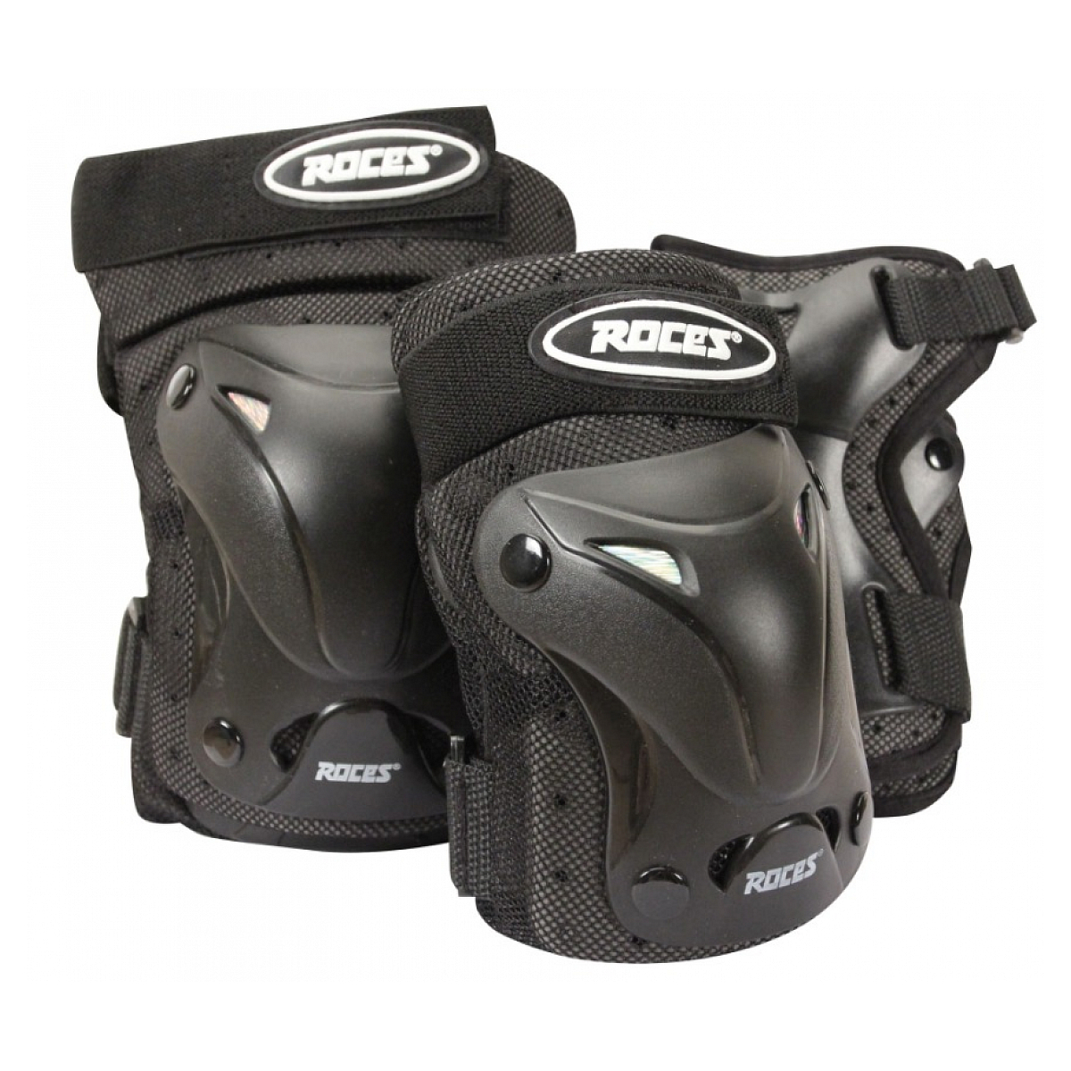 Protections Tri-pack ventilé noir M couleur unique, ROCES