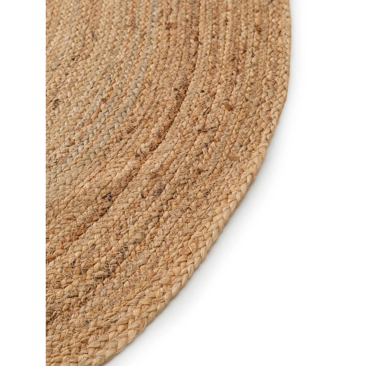 Tapis de jute tissé main JUTTA marron clair, BENUTA 