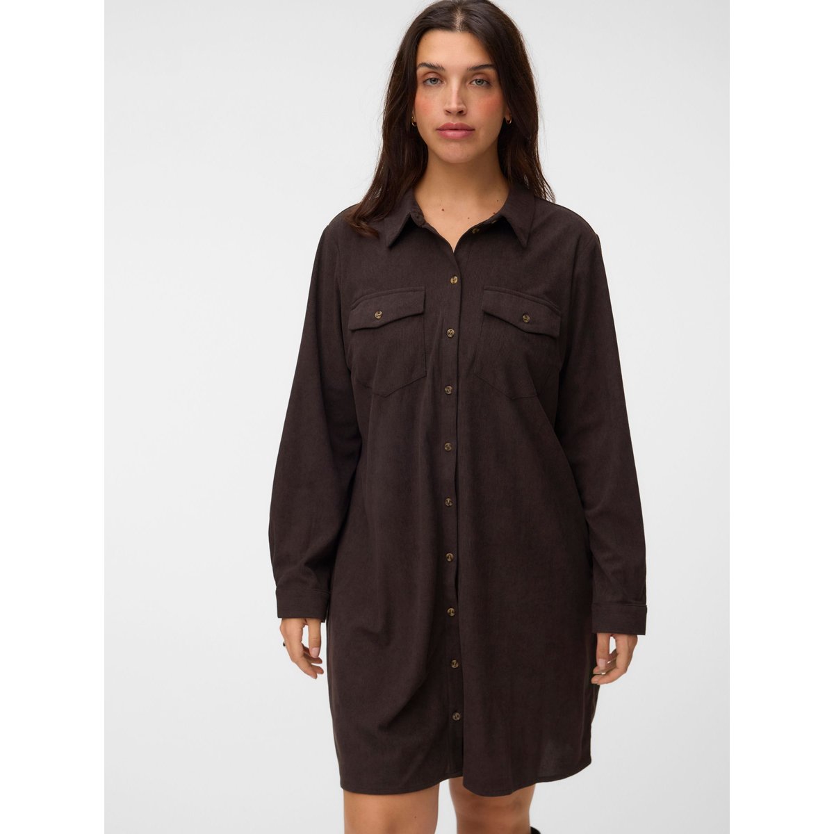 Robe Chemise chocolate torte, VERO MODA