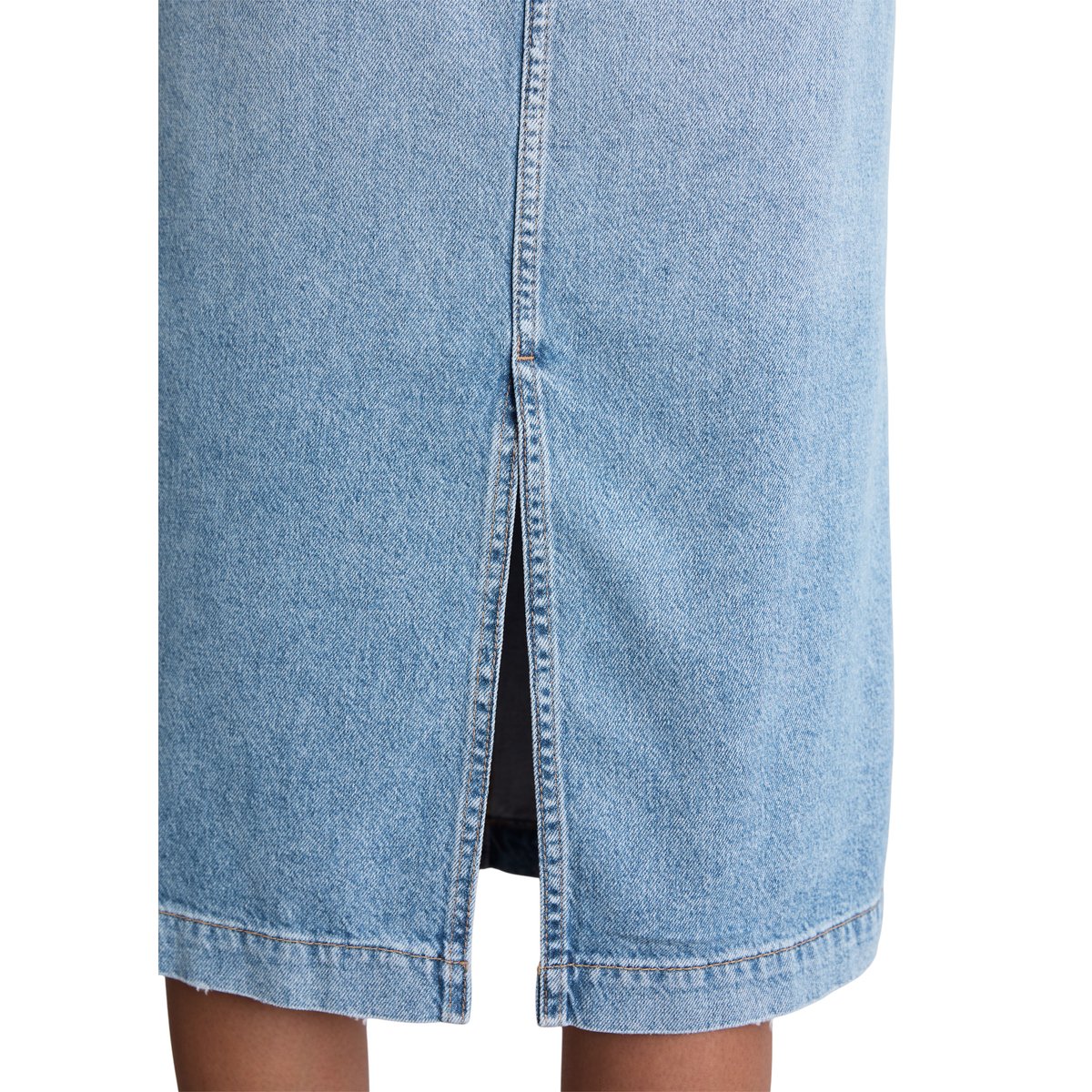 Jupe en jean regular en TENCEL™ Lyocell nleu clair, MARC O'POLO