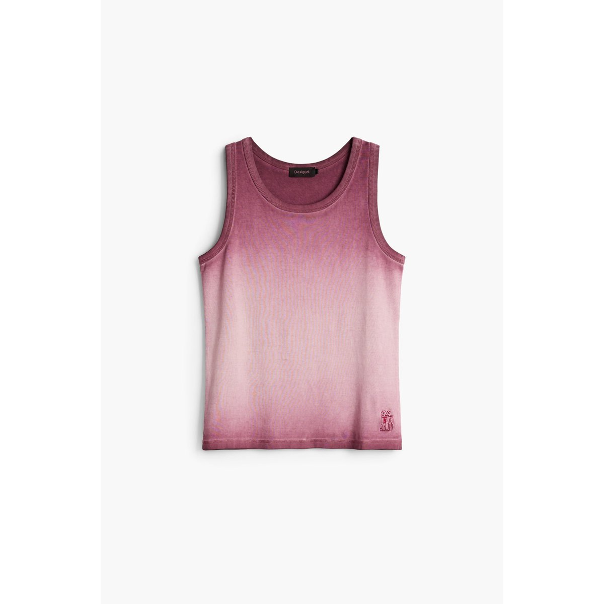 Camiseta à bretelles logo rose, DESIGUAL