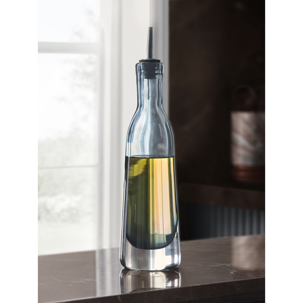 Bouteille en verre pour huile n. premium gris, NEXT