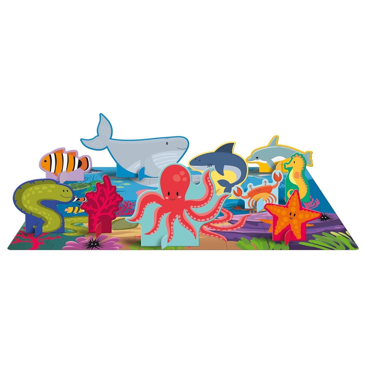 Livre et puzzle La mer bleu, SASSI JUNIOR
