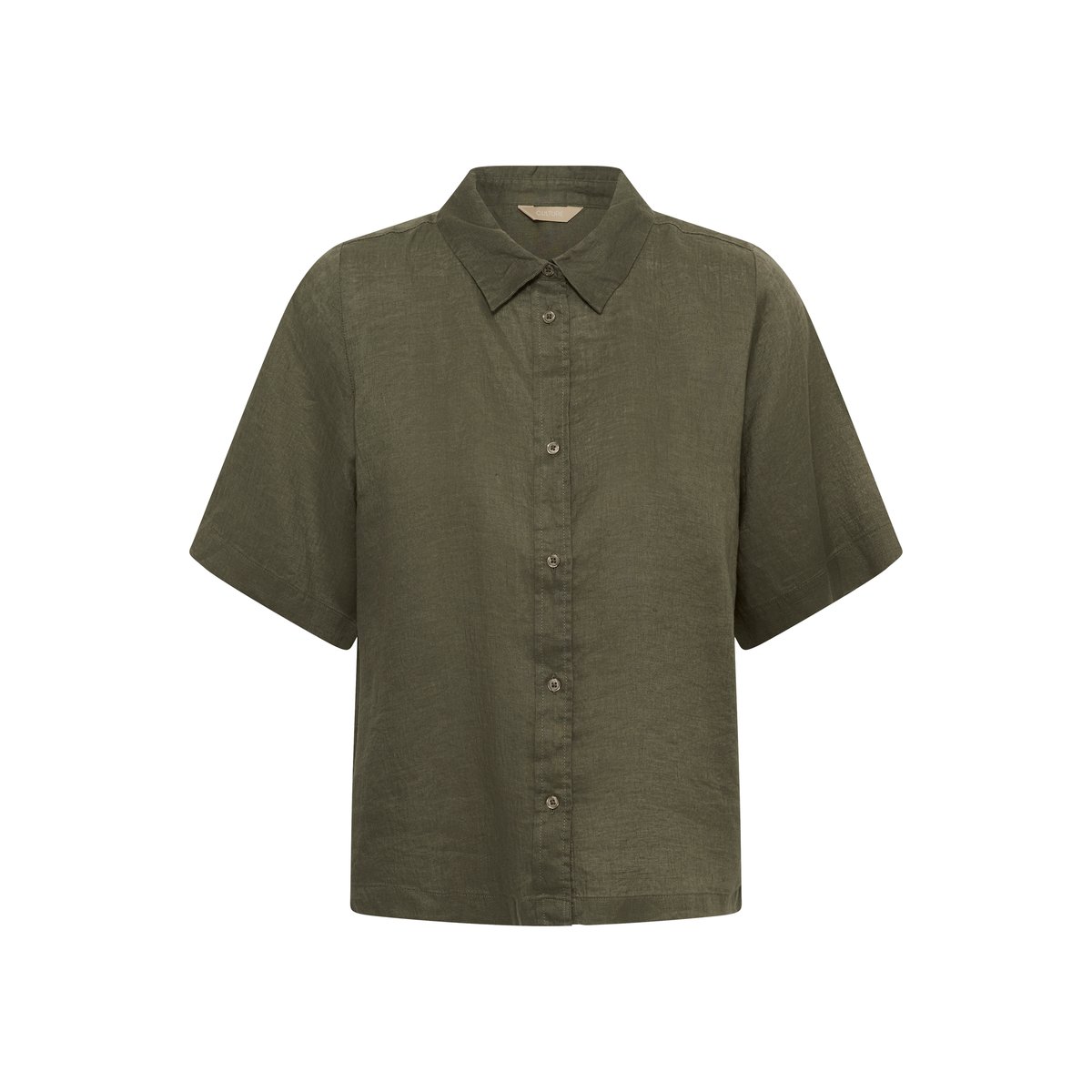 Chemise à manches courtes vert dusky green, CULTURE