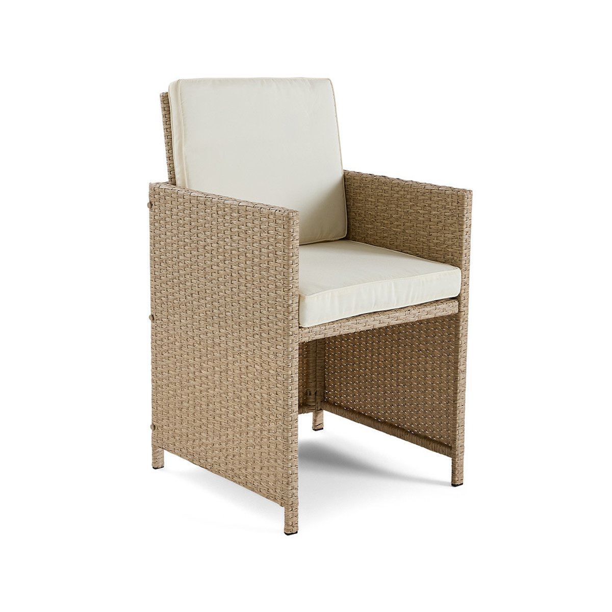 Salon de jardin encastrable 12 places, CUBA beige, BEST MOBILIER