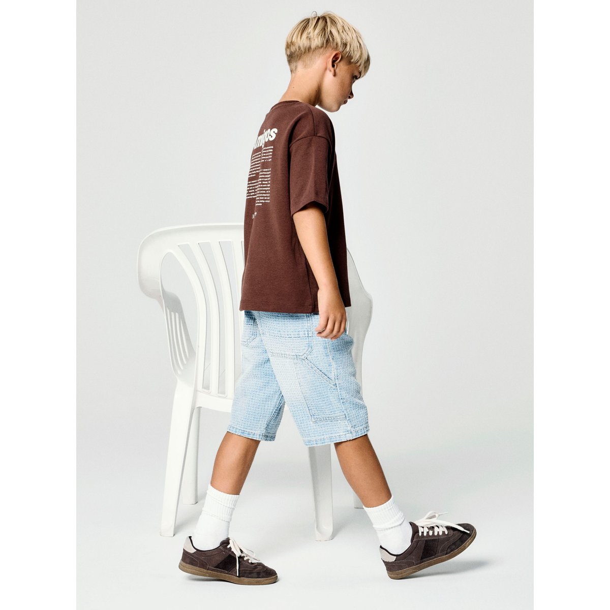 T-Shirt chestnut, NAME IT