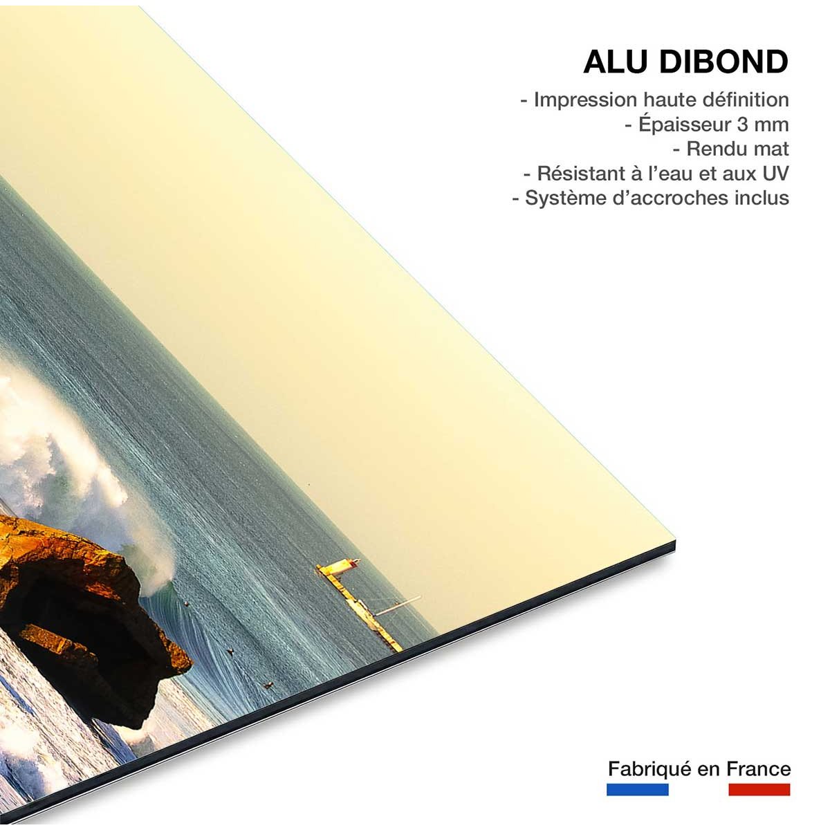 Tableau perfection landaise tableau alu dibond, HEXOA