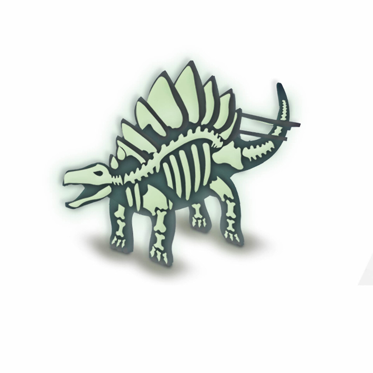 Brinquedo "Dino de madeira brilha no escuro", SES multicolor, SES