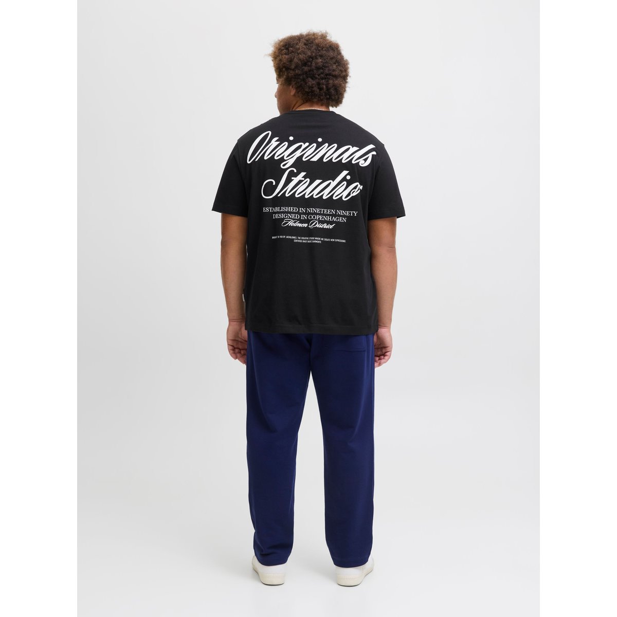 T-Shirt Plus Size T-shirt black 1, JACK & JONES